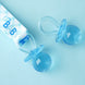 12 Pack | Large Blue Decorative Baby Pacifiers, Baby Shower Favors