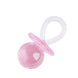 12 Pack | Large Pink Decorative Baby Pacifiers, Baby Shower Favors#whtbkgd