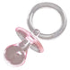 12 Pack | Small Pink Decorative Baby Pacifiers, Baby Shower Favors#whtbkgd