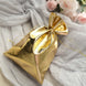 10 Pack | Metallic Gold Lame Polyester 5inch x 7inch Party Favor Gift Bags