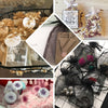 10 Pack | 4x6inch Hunter Emerald Green Organza Drawstring Wedding Party Favor Gift Bags