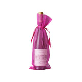 10 Pack | 6x15inches Fuchsia Organza Drawstring Party Favor Wine Gift Bags