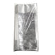 100 Pcs | 4x9inches Clear/Silver Gift Goodie Candy Treat Bags & Twist Ties