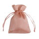 12 Pack | 3inch Dusty Rose Satin Drawstring Wedding Party Favor Gift Bags#whtbkgd