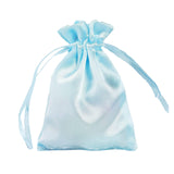 12 Pack | 3inch Baby Blue Satin Drawstring Wedding Party Favor Gift Bags#whtbkgd