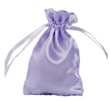 12 Pack | 3inch Lavender Satin Drawstring Wedding Party Favor Gift Bags#whtbkgd
