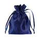 12 Pack | 3inches Navy Blue Satin Drawstring Wedding Party Favor Gift Bags#whtbkgd