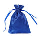 12 Pack | 3inches Royal Blue Satin Drawstring Wedding Party Favor Gift Bags#whtbkgd