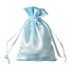 12 Pack | 4x6inch Baby Blue Satin Drawstring Wedding Party Favor Gift Bags#whtbkgd