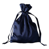 12 Pack | 4x6inch Navy Blue Satin Drawstring Wedding Party Favor Gift Bags#whtbkgd
