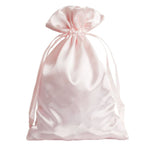 12 Pack | 6inch x 9inch Blush Rose Gold Satin Wedding Party Favor Bags