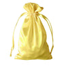 12 Pack | 6inch x 9inch Gold Satin Drawstring Wedding Party Favor Gift Bags
