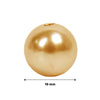 1000 Pack | 10mm Metallic Gold Faux Craft Pearl Beads & Vase Filler'