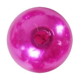 35 Pack | 30mm Glossy Fuchsia Faux Craft Pearl Beads & Vase Filler#whtbkgd