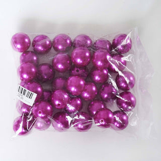 Create a Magical Atmosphere with Glossy Fuchsia Faux Craft Pearl Beads