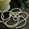 24 Yards | 3mm Glossy Ivory Faux Craft Pearl String Beads Garland