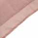 10ft Dusty Rose Dual Layered Sheer Chiffon Polyester Backdrop Curtain With Rod Pockets#whtbkgd