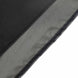 10ft Black Dual Layered Sheer Chiffon Polyester Backdrop Curtain With Rod Pockets#whtbkgd