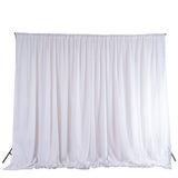 White backdrop curtain for photography and events