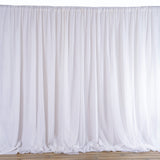 White sheer fabric backdrop for events and photography