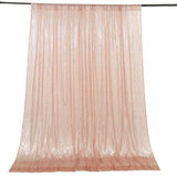8ftx8ft Blush Sequin Event Background Drape, Photo Backdrop Curtain Panel