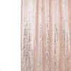 8ftx8ft Blush Rose Gold Semi-Sheer Sequin Event Background Drape