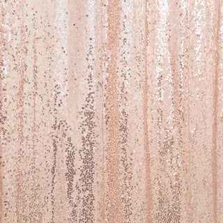 Create Unforgettable Memories with the Blush Sequin Photo Backdrop Curtain