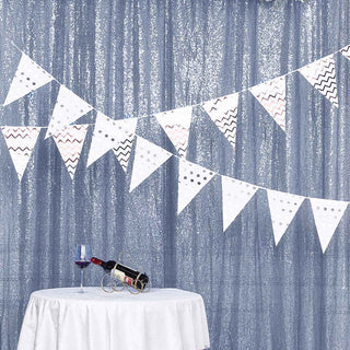 Elevate Your Event Decor with Dusty Blue Sequin