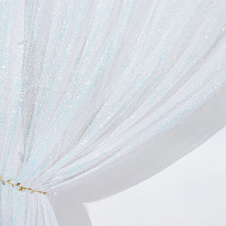 Create Unforgettable Moments with the Iridescent Blue Sequin Photo Backdrop Curtain Panel