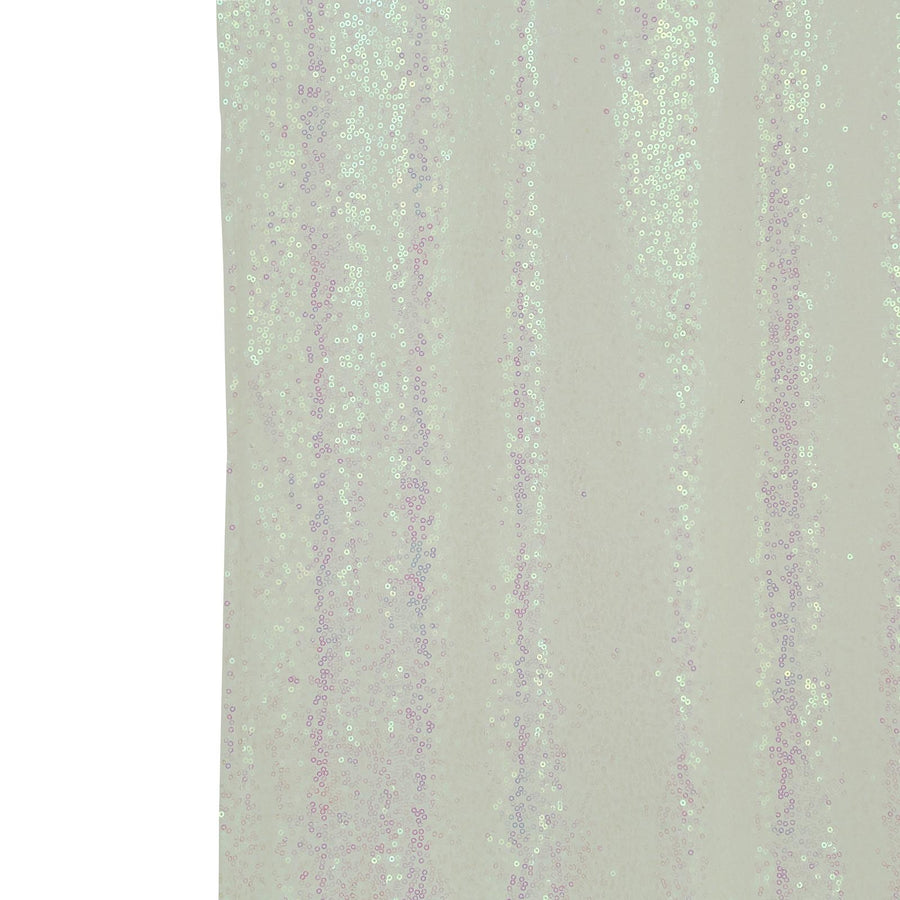 8ftx8ft Iridescent Sequin Event Background Drape, Photo Backdrop Curtain Panel