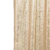 8ftx8ft Champagne Semi-Sheer Sequin Event Background Drape, Photo Backdrop Curtain Panel