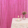 8ftx8ft Fuchsia Sequin Event Background Drape, Photo Backdrop Curtain Panel