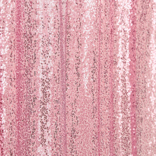 Create a Mesmerizing Ambiance with the Pink Sequin Photo Backdrop Curtain Panel