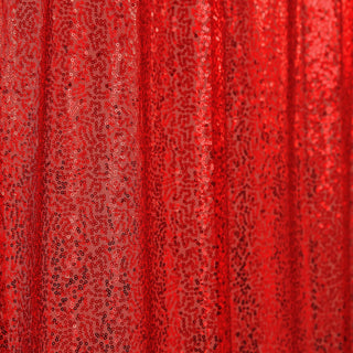Create a Mesmerizing Atmosphere with the Red Sequin Photo Backdrop Curtain Panel