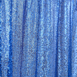 8ftx8ft Royal Blue Sequin Event Background Drape, Photo Backdrop Curtain Panel#whtbkgd