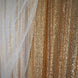 20ftx10ft Premium Gold Chiffon Sequin Dual Layer Drapery Panel, Formal Event Photo Backdrop Curtain