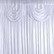 20ftx10ft Classic White Satin Double Drape Formal Event Curtain Panel