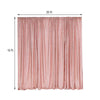 20ftx10ft Blush Rose Gold Shimmer Tinsel Event Background Drape Panel, Photo Backdrop Curtain
