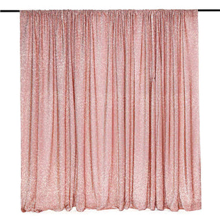 Create Unforgettable Memories with the Rose Gold Metallic Photo Backdrop Curtain