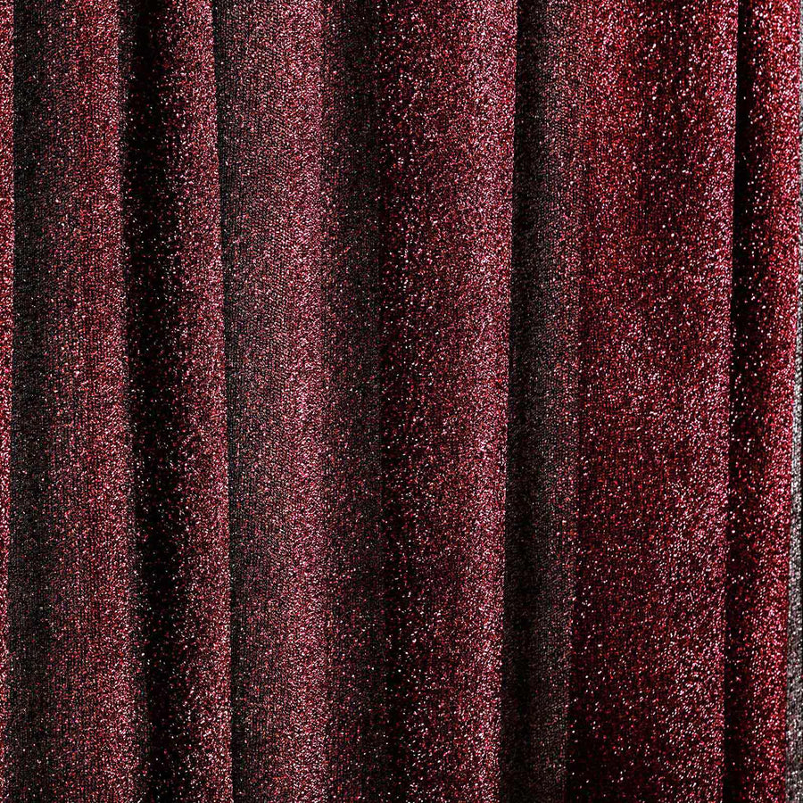 20ftx10ft Burgundy Shimmer Tinsel, Event Background Drapery Panel, Photo Backdrop Curtain#whtbkgd