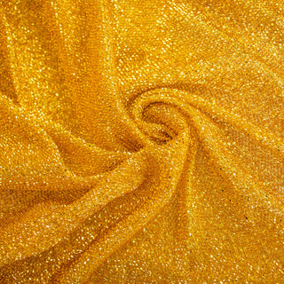 Create a Magical Setting with the Gold Metallic Shimmer Tinsel Event Background Drapery Panel