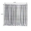 20ftx10ft Silver Metallic Shimmer Tinsel Event Background Drapery Panel, Photo Backdrop Curtain