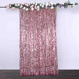 8ftx8ft Pink Big Payette Sequin Event Background Drapery Panel, Photo Backdrop Curtain