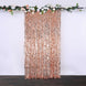 8ftx8ft Blush/Rose Gold Big Payette Sequin Photography Booth Backdrop