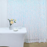 8ftx8ft Iridescent Blue Big Payette Sequin Photography Booth Backdrop