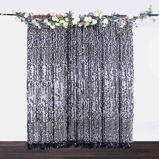 Versatile and Stylish: The Black Payette Sequin Drapery Panel