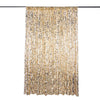 8ftx8ft Gold Big Payette Sequin Event Background Drapery Panel, Photo Backdrop Curtain