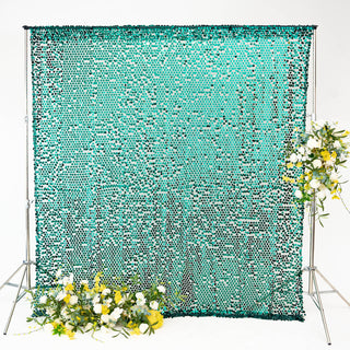 Make a Statement with the 8ftx8ft Hunter Emerald Green Big Payette Sequin Photography Backdrop