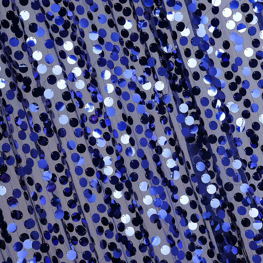 8ftx8ft Navy Blue Big Payette Sequin Photography Booth Backdrop#whtbkgd