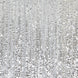 20ftx10ft Silver Big Payette Sequin Event Background Drapery Panel#whtbkgd